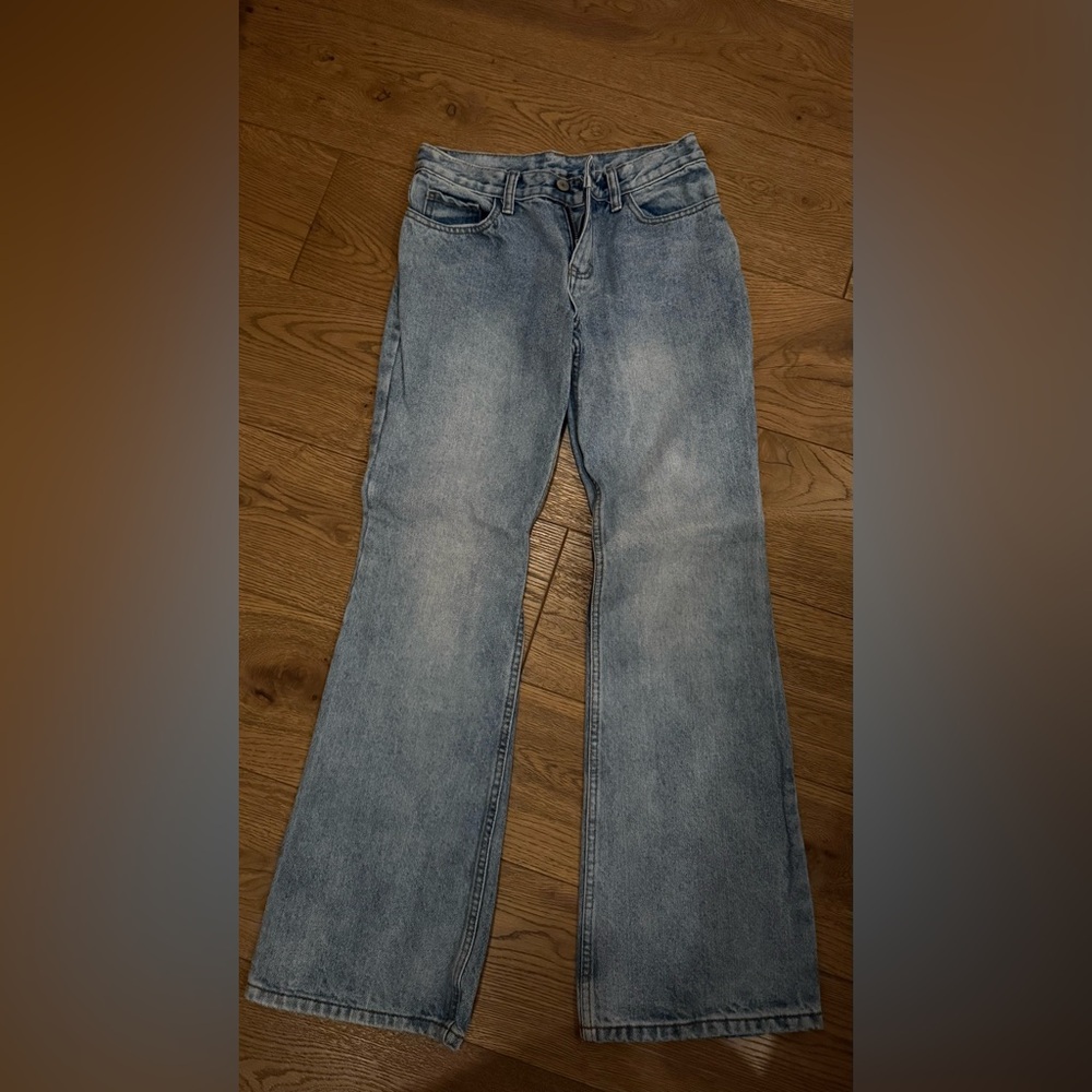 Brandy Melville Distressed Blue Denim Jeans